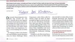 Infoservice Fr. Dr. Steuernagel: Fieber bei Kinder, Artikel 